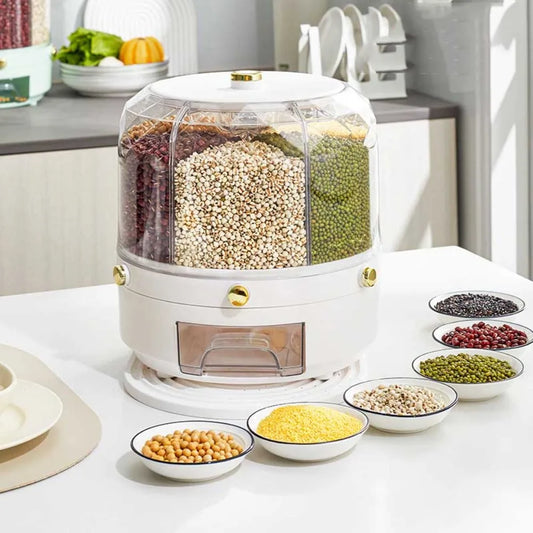 360 Degree Rotating Rice Dispenser