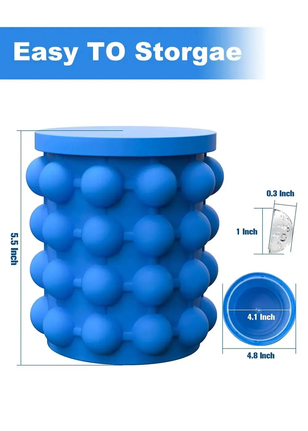 Silicone Bucket Ice Maker