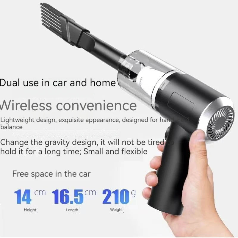 High Power Rechargeable Portable Vacuum Cleaner